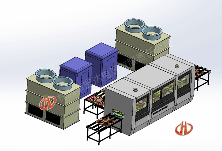 齒圈、軸承圈淬火生產(chǎn)線(xiàn)